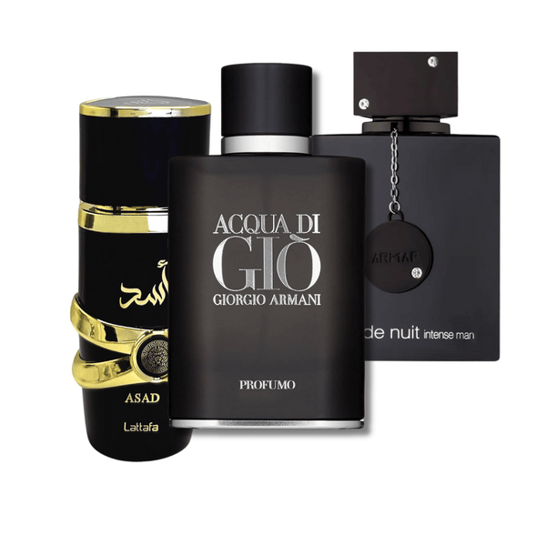 Combo Ultra Sexy man Deluxe, Acqua Di Gio, Club de niut y Asad