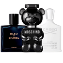 COMBO SPORT SEXY DE LUJO, CREED SILVER, BLEU CH, TOY BOY