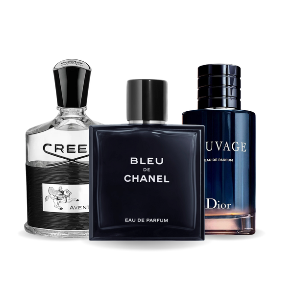 Preventa Black Friday – Compra 1, Llévate 3 | Creed Aventus, Bleu de Chanel, Dior Sauvage 100ml