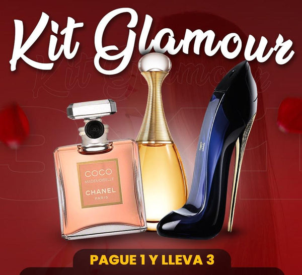 Preventa Black Friday -  Compra 1, Llévate 3 | Kit Glamour de Perfumes Importados + Regalo Exclusivo