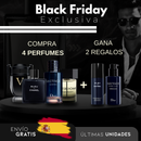 Compra 1, Recibe 4: Invictus + Bleu de Chanel + Sauvage + La Nuit de L’Homme + 2 Regalos Exclusivos – Black Friday Edition