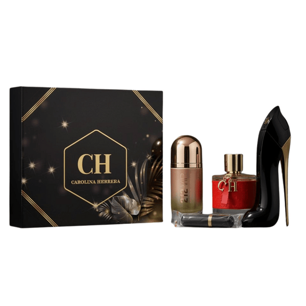 Combo Ultra Elegante Carolina H, Good Girl, Ch y 212 Vip Rose